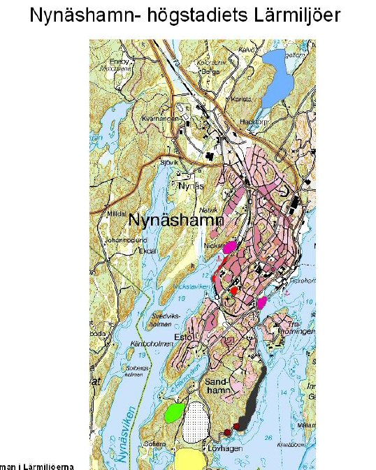 Lärmiljöer i tätortens grönstruktur. Platsens betydlese för lärandet