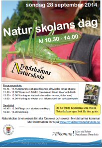 Naturskolans dag 28 september 2014