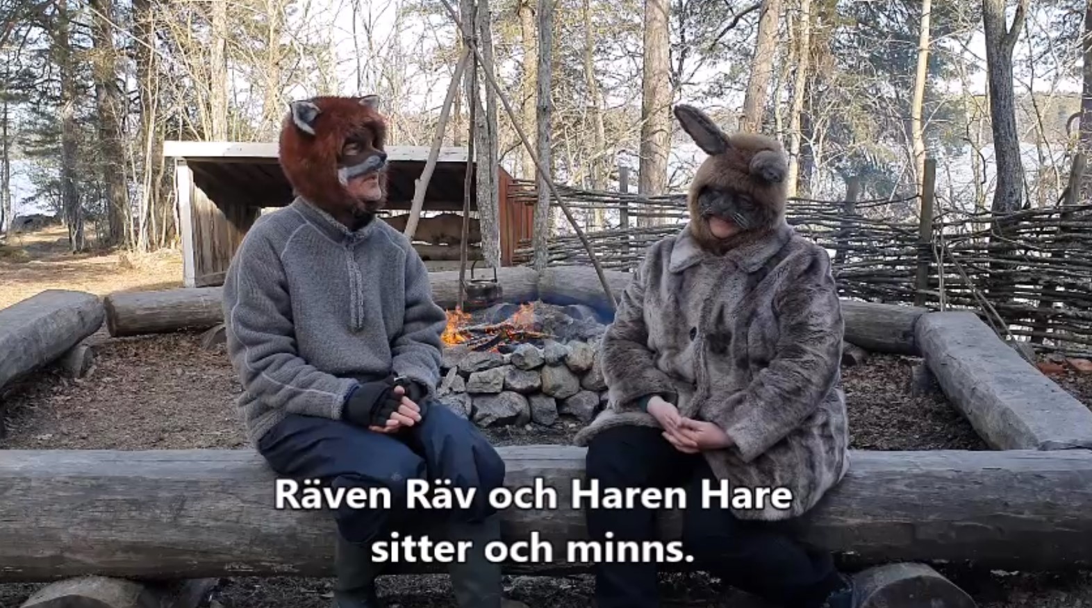 Räven ger Haren första hjälpen F-6